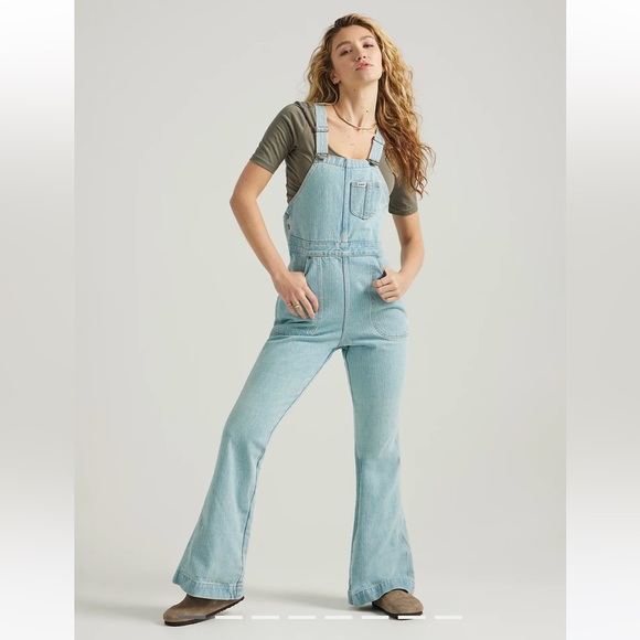NWT•Lee•Women’s Lee European Collection Factory Flare Overall•Medium - Picture 16 of 16